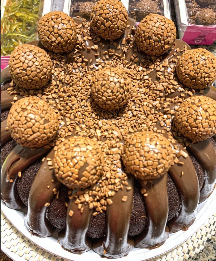 Vitrine da confeitaria